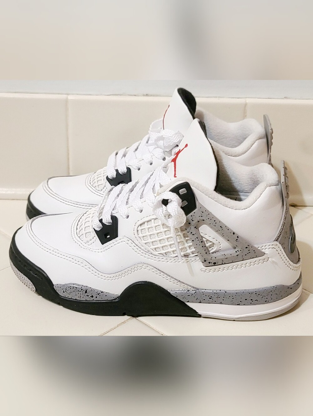 Air Jordan 4 Retro White Cement PS Size 12C